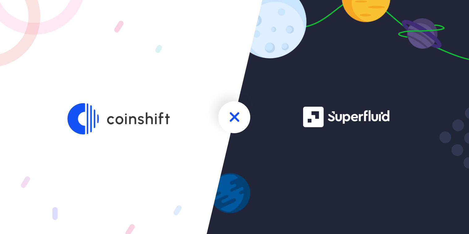  coinshift beta launch partners superfluid partnership announced 