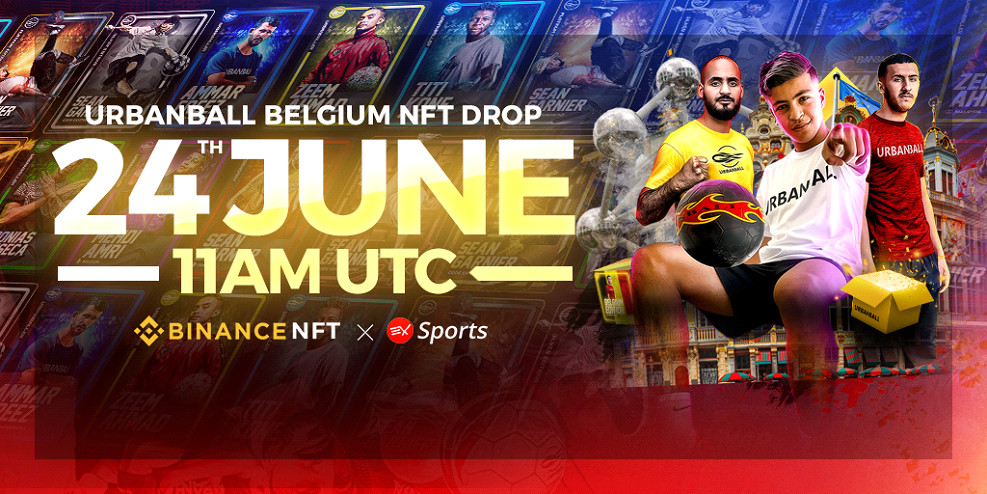  nft urbanball drop belgium binance sports edition 