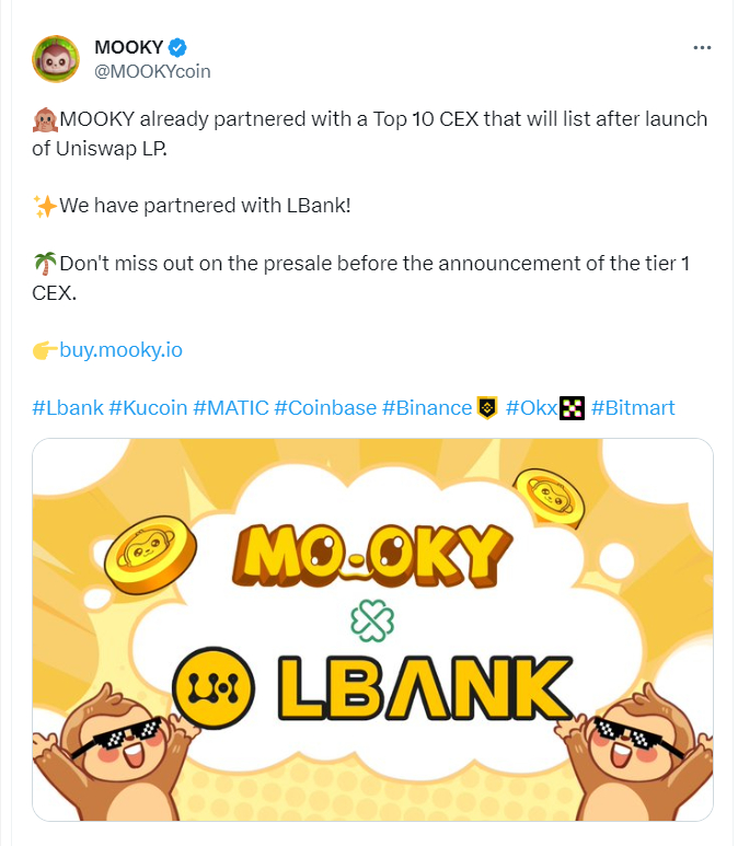 Memecoin MOOKY Raises $900,000 Ahead of Its Final Presale Stage