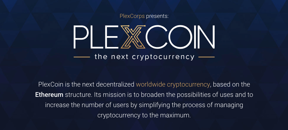 PlexCorps PlexCoin intro