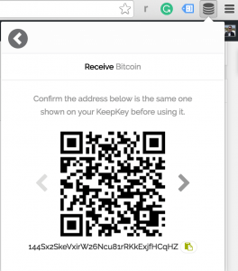 Keepkey Receive Bitcoin