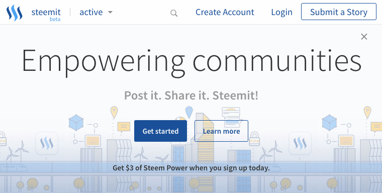 Steemit Blockchain Social Media Platform
