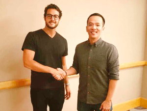Ricardo Guimaraes Filho, founder of BitCapital, and Zac Cheah, CEO and co-founder of Pundi X Labs