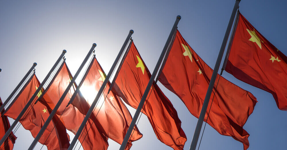 Chinese flags