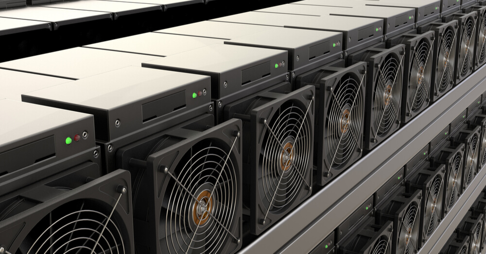 Image of Bitcoin mining rigs