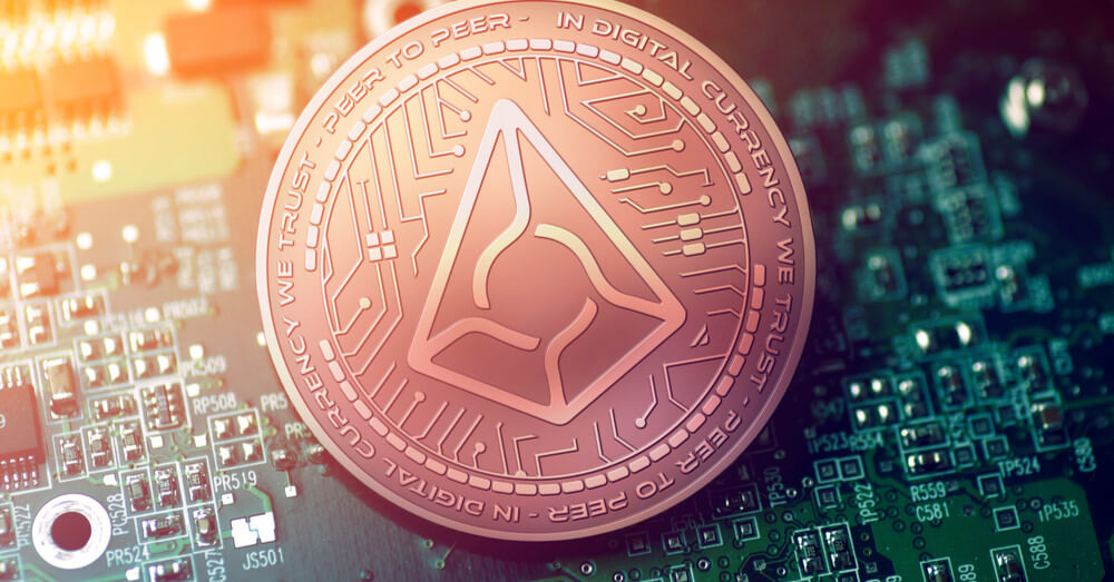 An image of the Augur coin