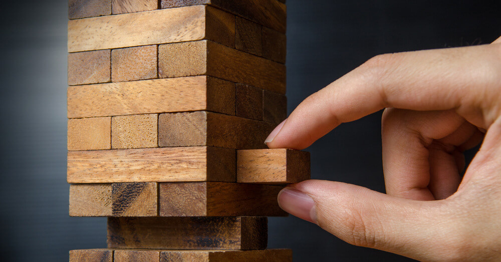 Image of a jenga tower