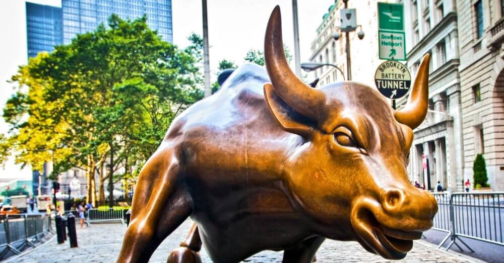 Image of a bull market