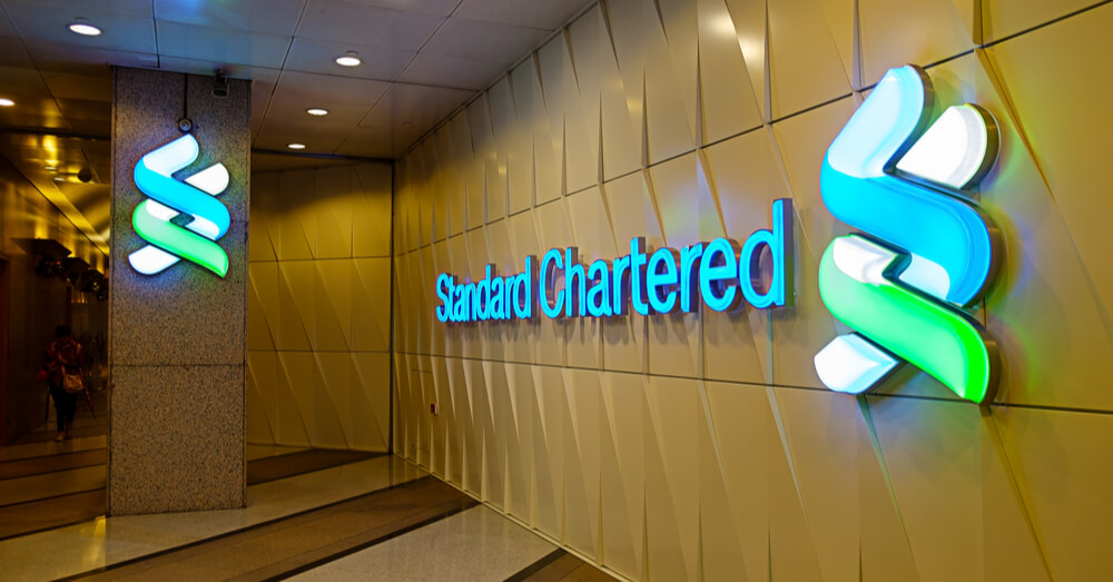 Standard Chartered bank hall crypto