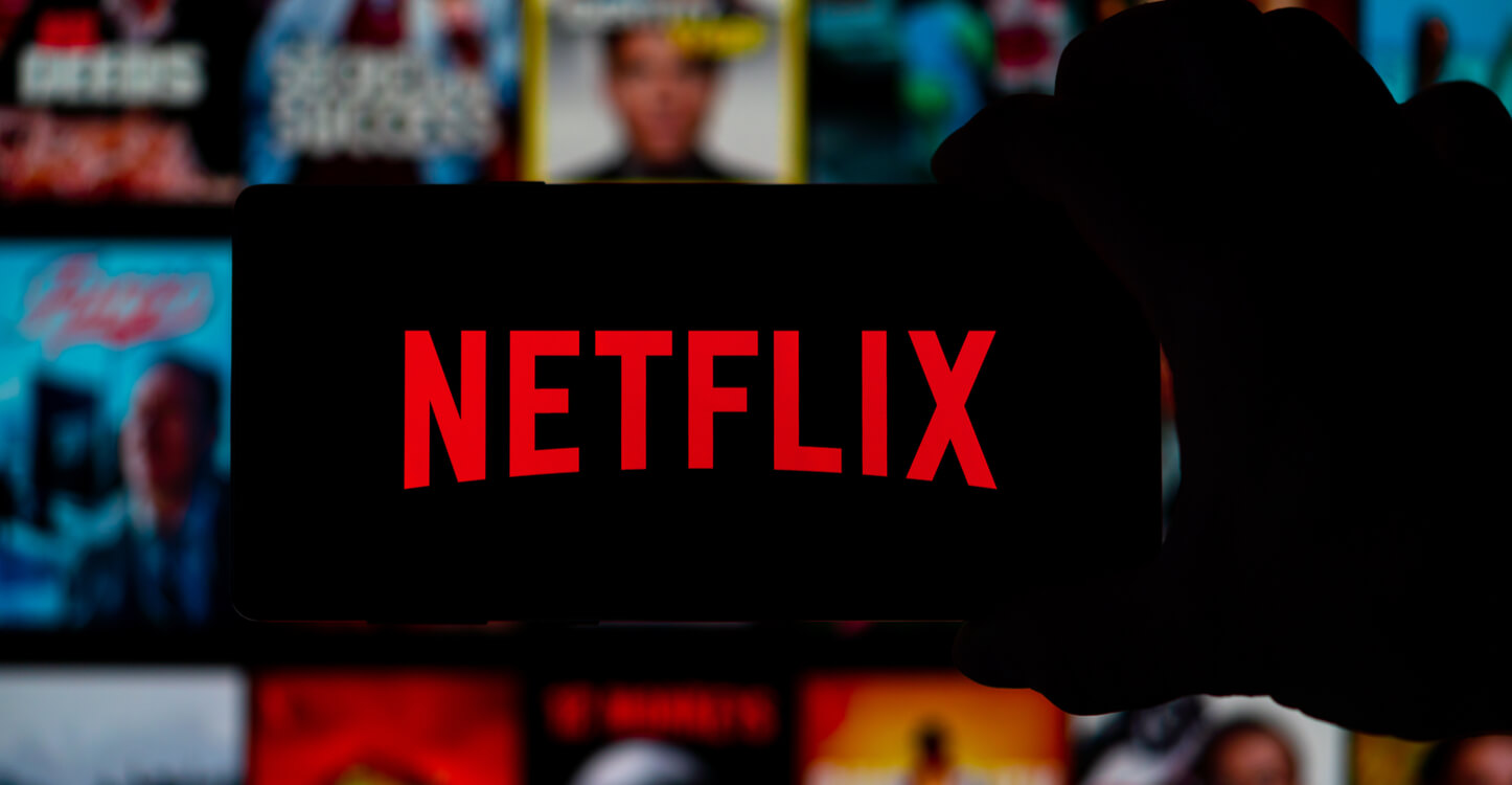 An image of the Netflix home screen