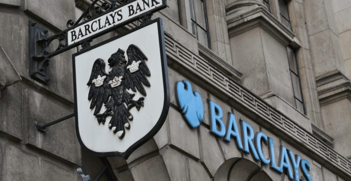 De Barclays bank in Londen