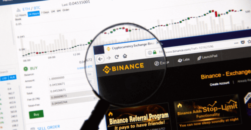 Het Binance handelsplatform onder een microscoop