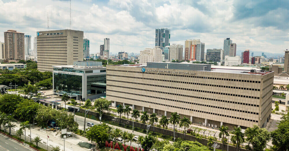 De Centrale Bank van de Filipijnen in Manilla