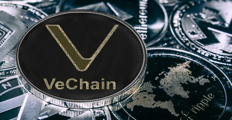 VeChain bovenop andere munten