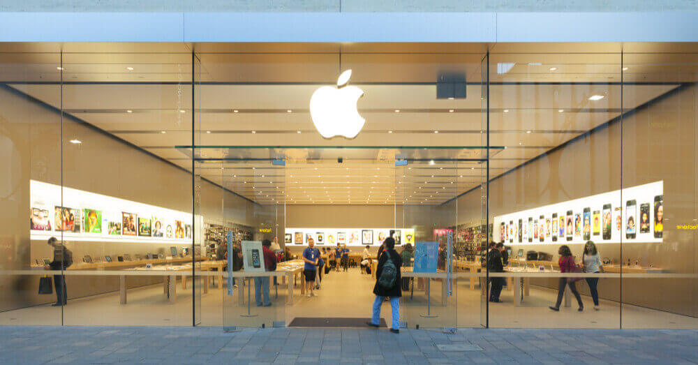 Foto van een Apple Store