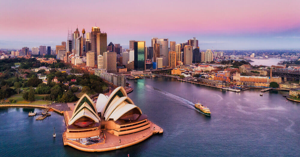 Luchtfoto van Sydney, Australië