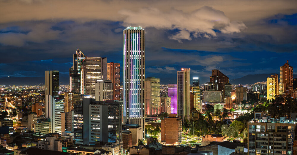 Foto van Bogota, de hoofdstad van Colombia