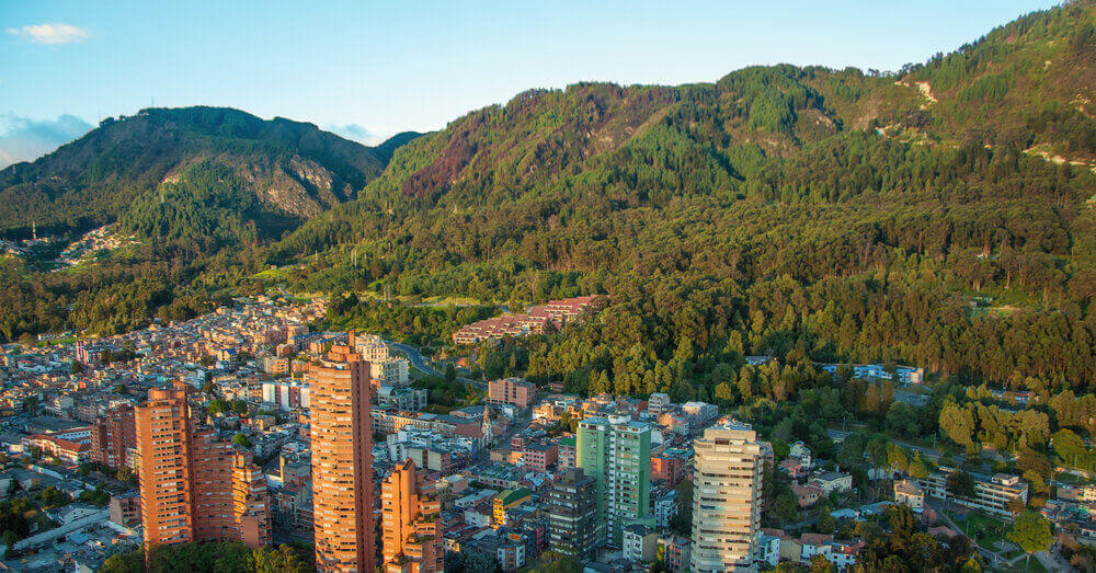 Foto van Bogota, de hoofdstad van Colombia