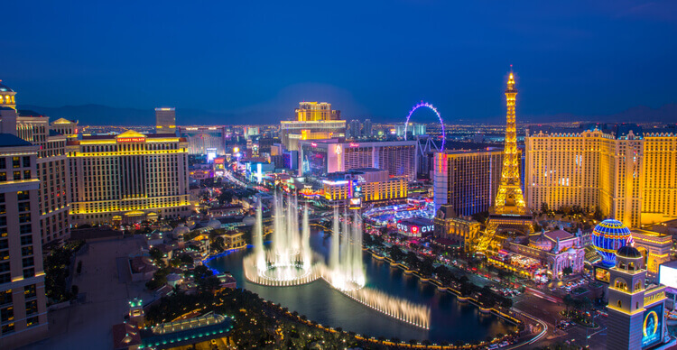 Foto van de Las Vegas Strip