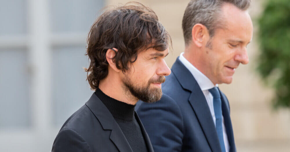 Foto van Jack Dorsey, de CEO van Twitter