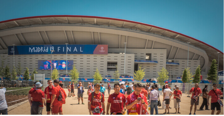 Foto van het Wanda Metropolitano Stadium