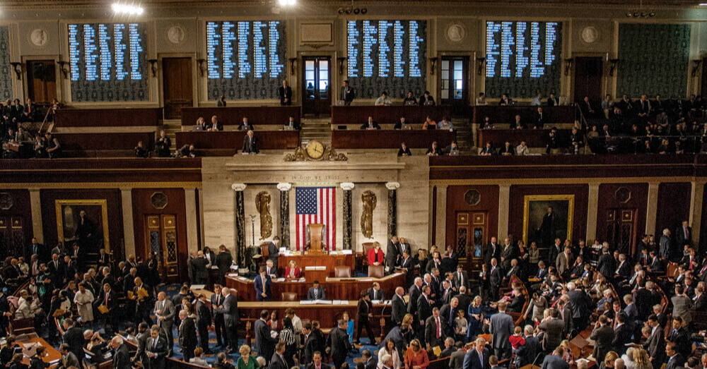 Het Amerikaanse Congres in Washington D.C.