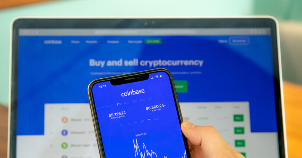 Application mobile Coinbase