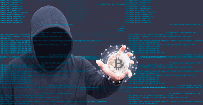 Hacker tenant un Bitcoin