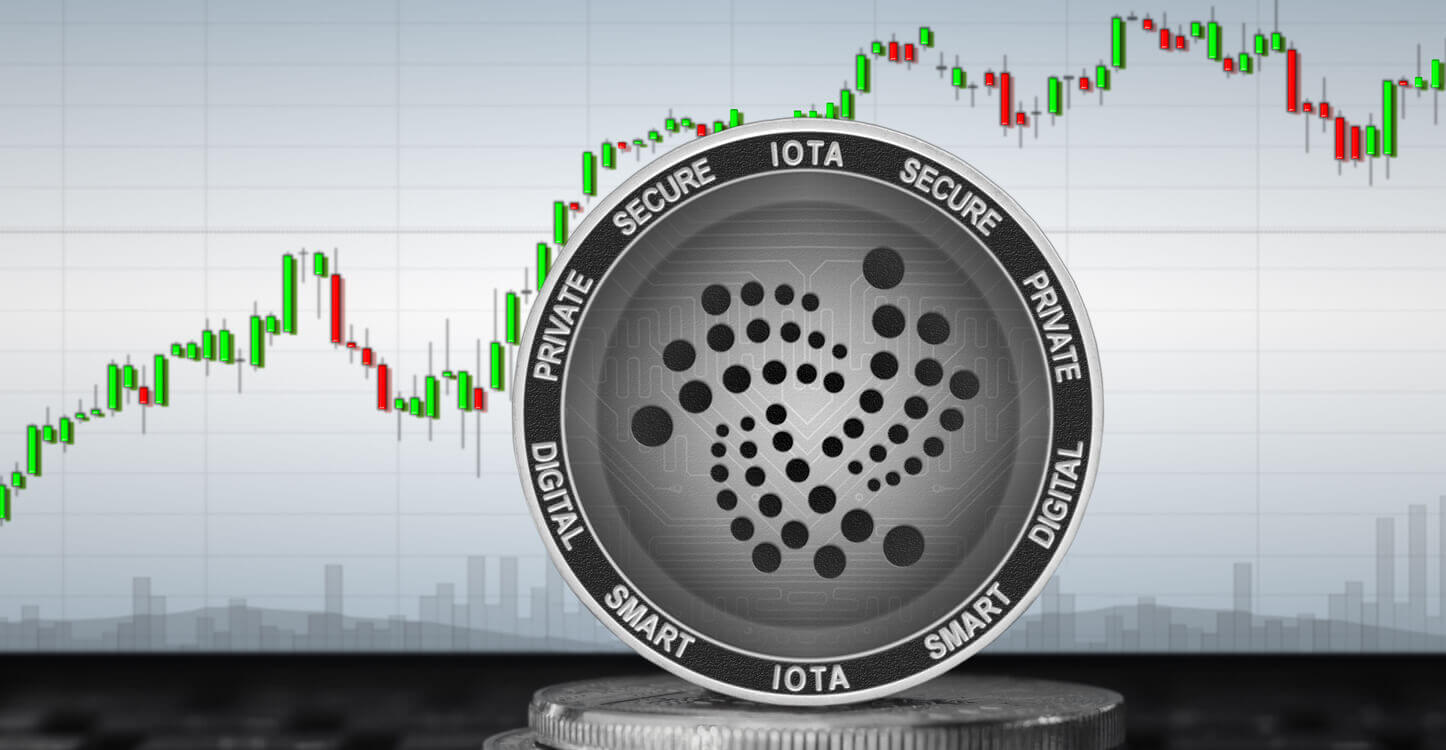 Une image du trading de crypto-monnaie de IOTA