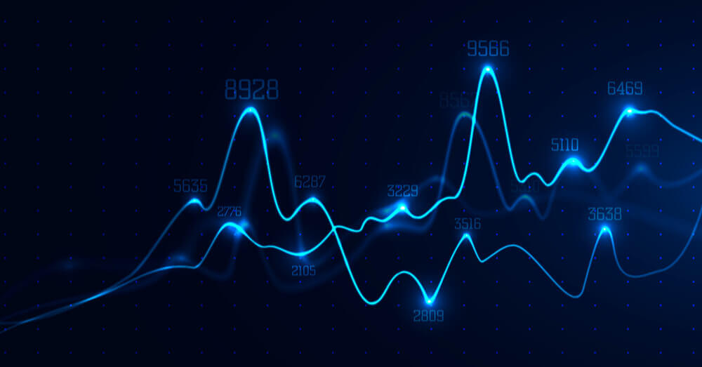 Image d'un concept de graphique de trading