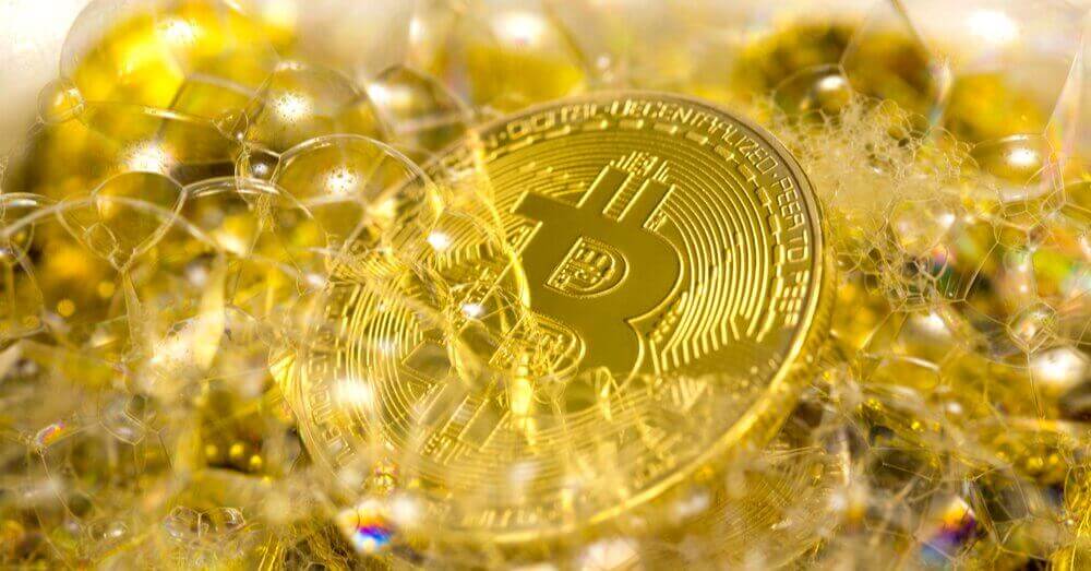 Le token BTC dans des bulles