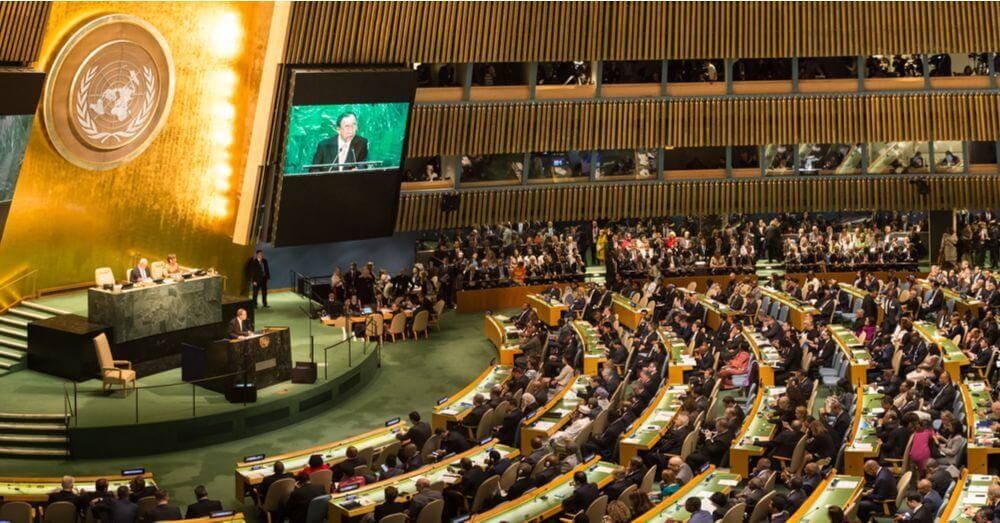 Image de l'assemblée de l'ONU à New York