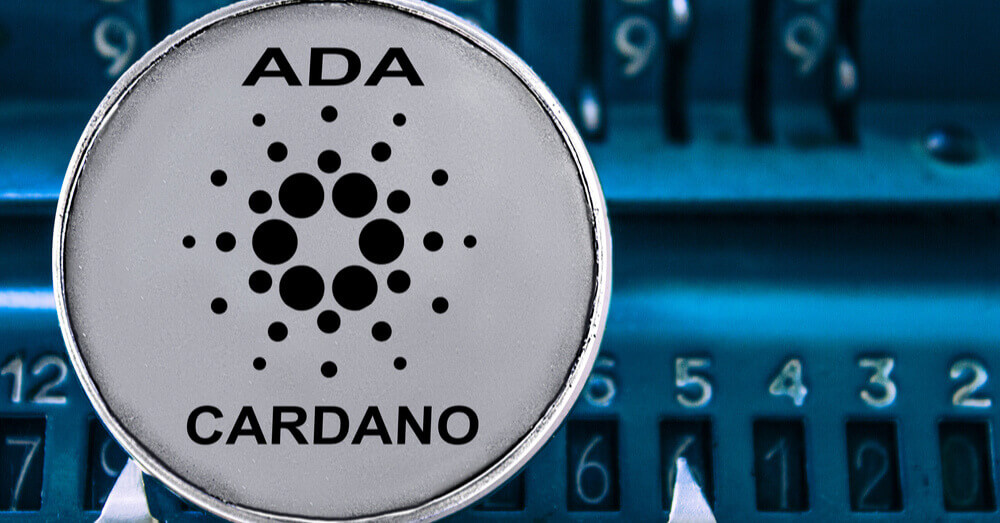 Coin Cardano avec machine à additionner les chiffres