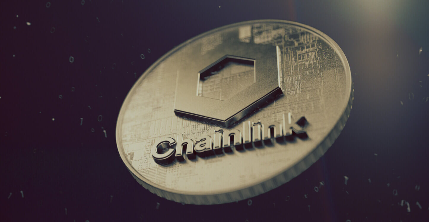 Une image 3D du symbole ChainLink