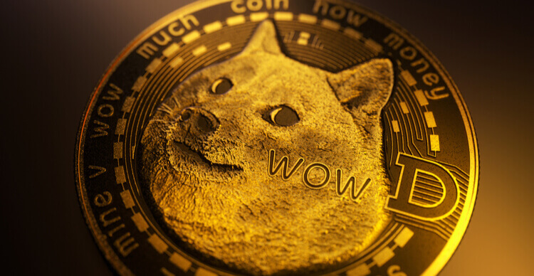 Une image de Dogecoin avec le chien shiba inu