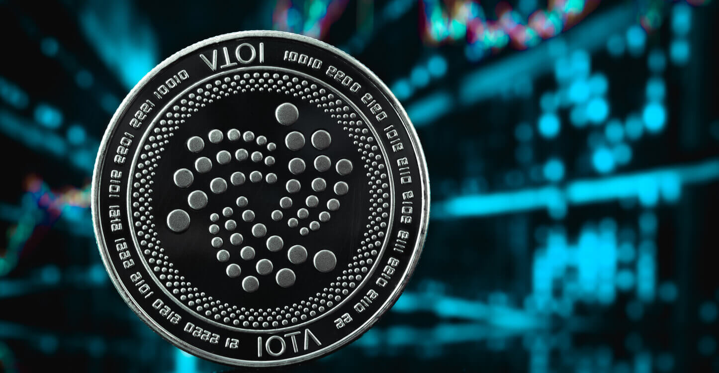 Une photo image de la crypto-monnaie IOTA