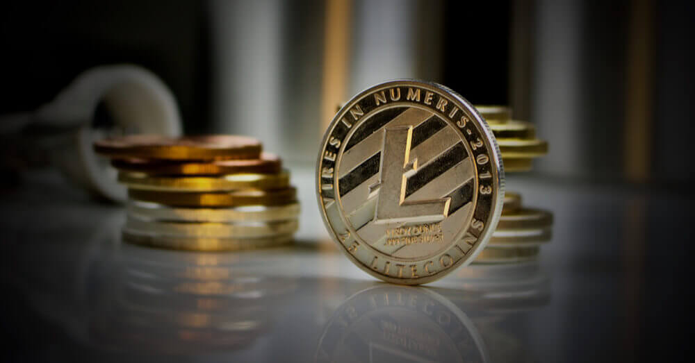 Image de Litecoin sur une table