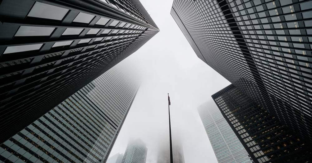 Image des gratte-ciel dans le quartier financier de Toronto