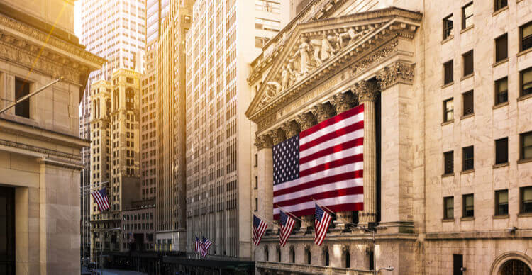 Le bâtiment de la Bourse de New York