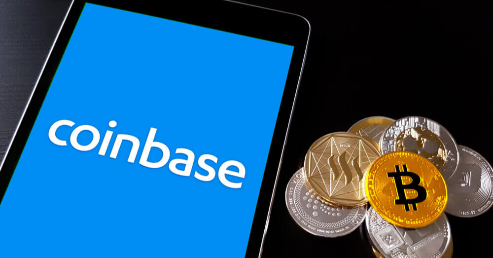 Une image de Coinbase et quelques coins