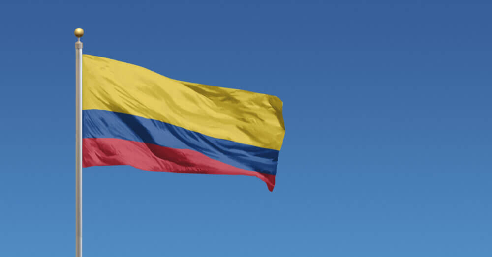 Image d’un drapeau Colombien