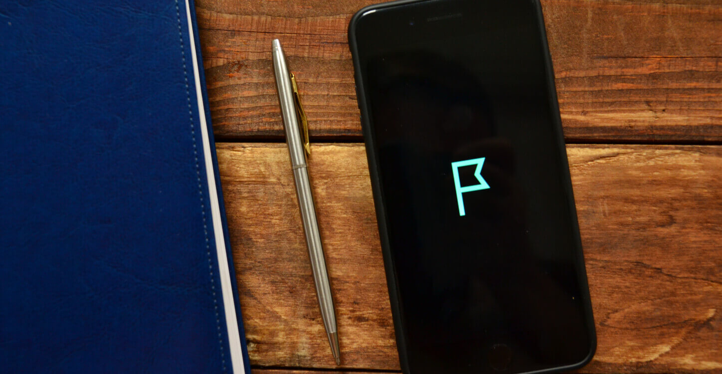 Image d'un smartphone avec le logo de Freewallet