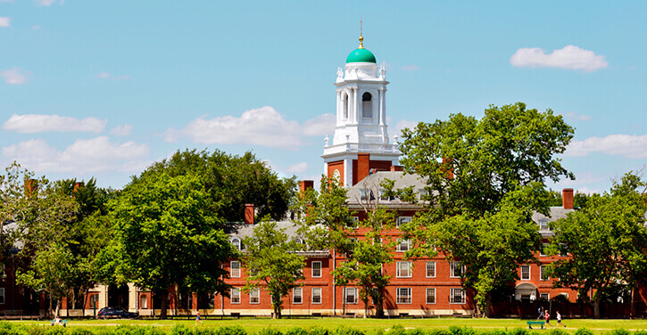 Une image d'une section de l'Université de Harvard