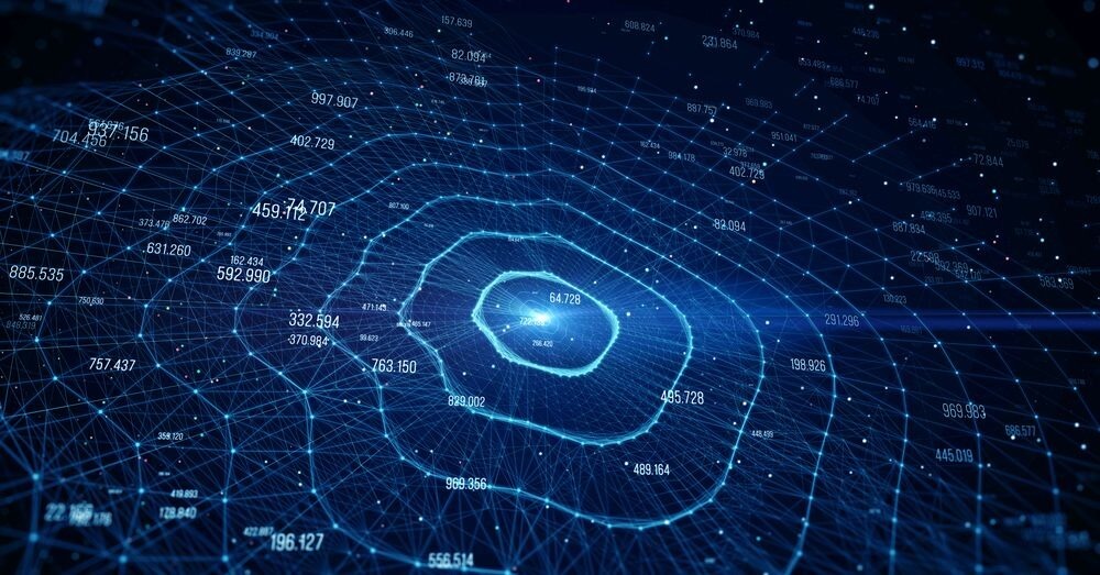 Ein Bildkonzept des dezentralen Kryptosektors