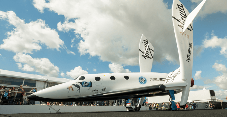 Bild des Virgin Galactic-Raumschiffs