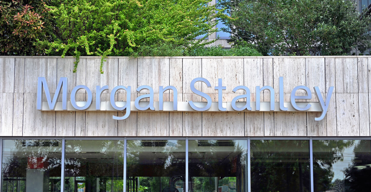 Ein Bild eines Morgan Stanley Bankgebäudes