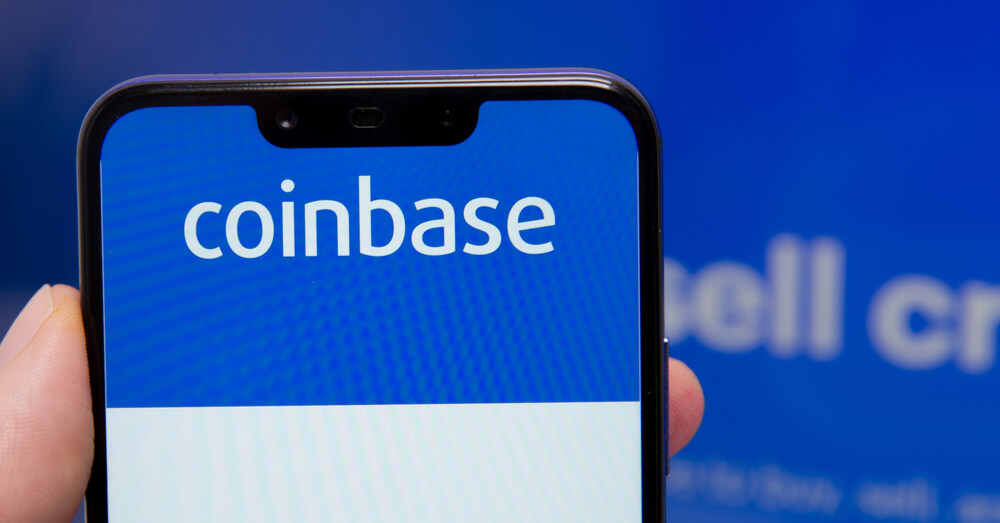 Bild der Coinbase App