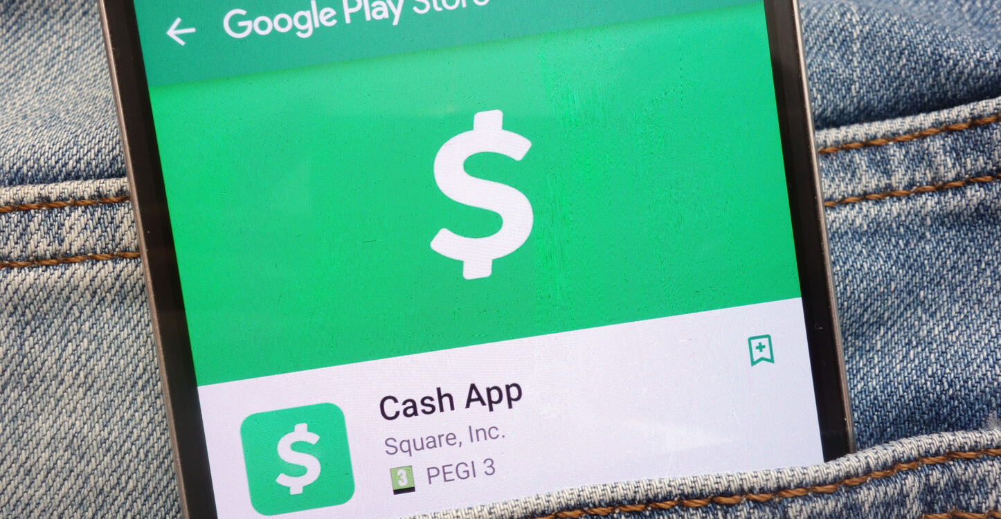 Die Square Cash App im Google Play Store