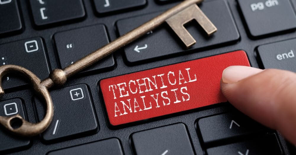 Tastatur mit der Beschriftung „Technische Analyse“