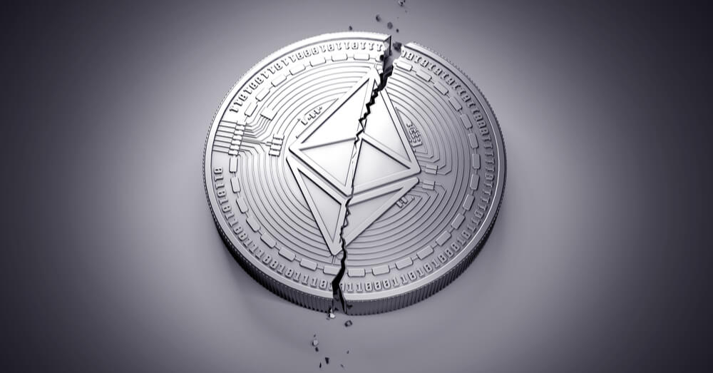 Ein zerbrechender Ethereum-Token